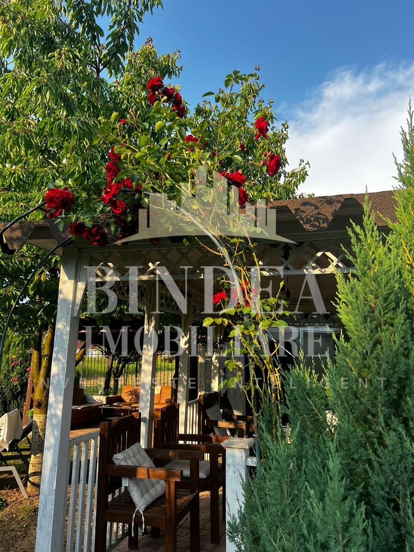 Teren intravilan imprejmuit, vegetatie matura 1200mp Sag Manastire - Poză 9