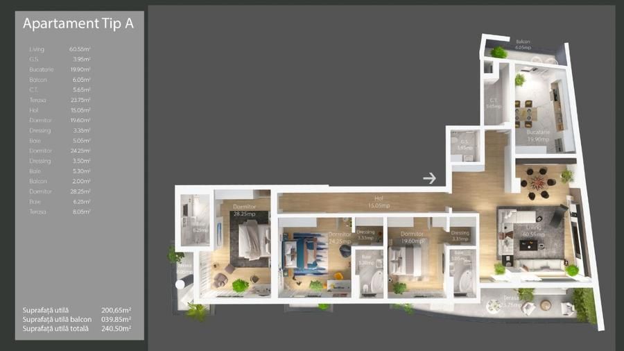 4 CAMERE 200 MP || LOC DE PARCARE|| SOSEAUA NORDULUI - Poză 23