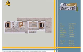 3 camere cu terasă 35 mp | 12 min metrou Teclu, Pallady - Poză 1