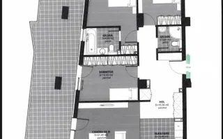 Bonjour Residence! Penthouse cu terasa de 105 mp! - Schiță 19