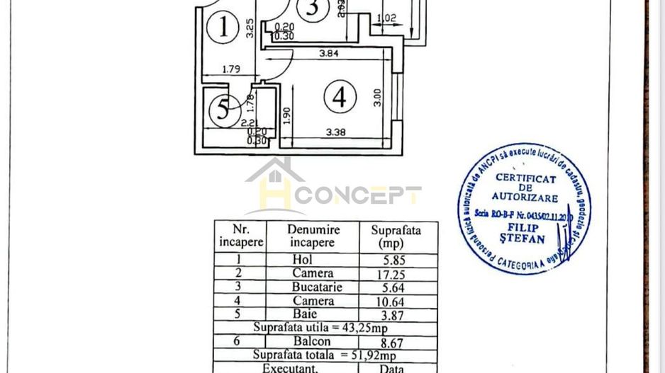Ap 2 camere mobilat utilat Campus Scolar Popesti Leoerdeni - Poză 11