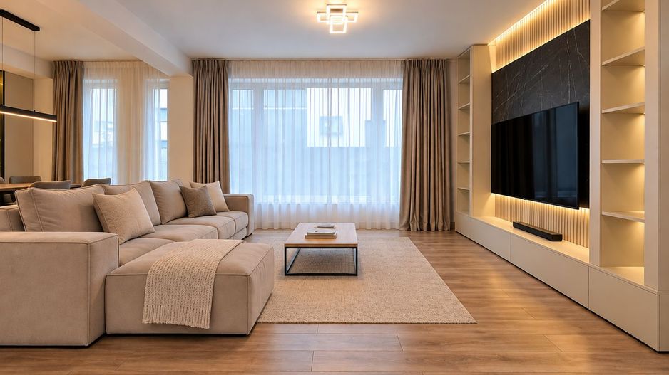 Casă de închiriat Tunari AeroCity, 3 dormitoare, 3 băi, curte 400m - Poză 1