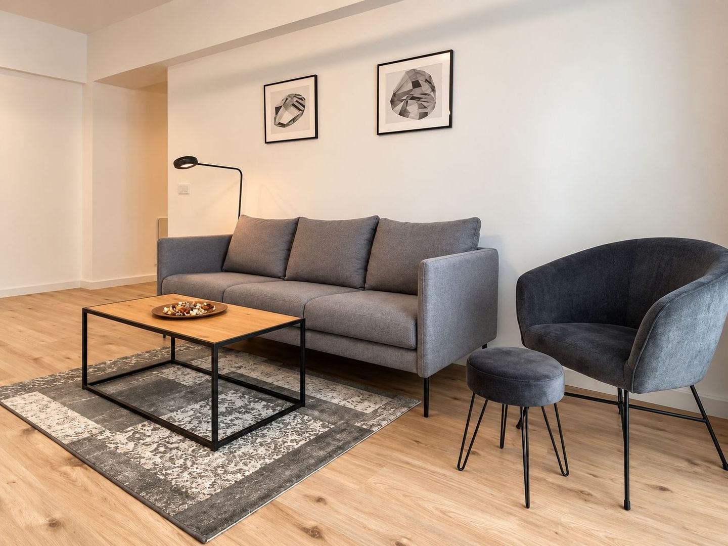 For Rent Modern 3-Room Apartment | Belvedere Residence | Pipera Metro - Poză 3