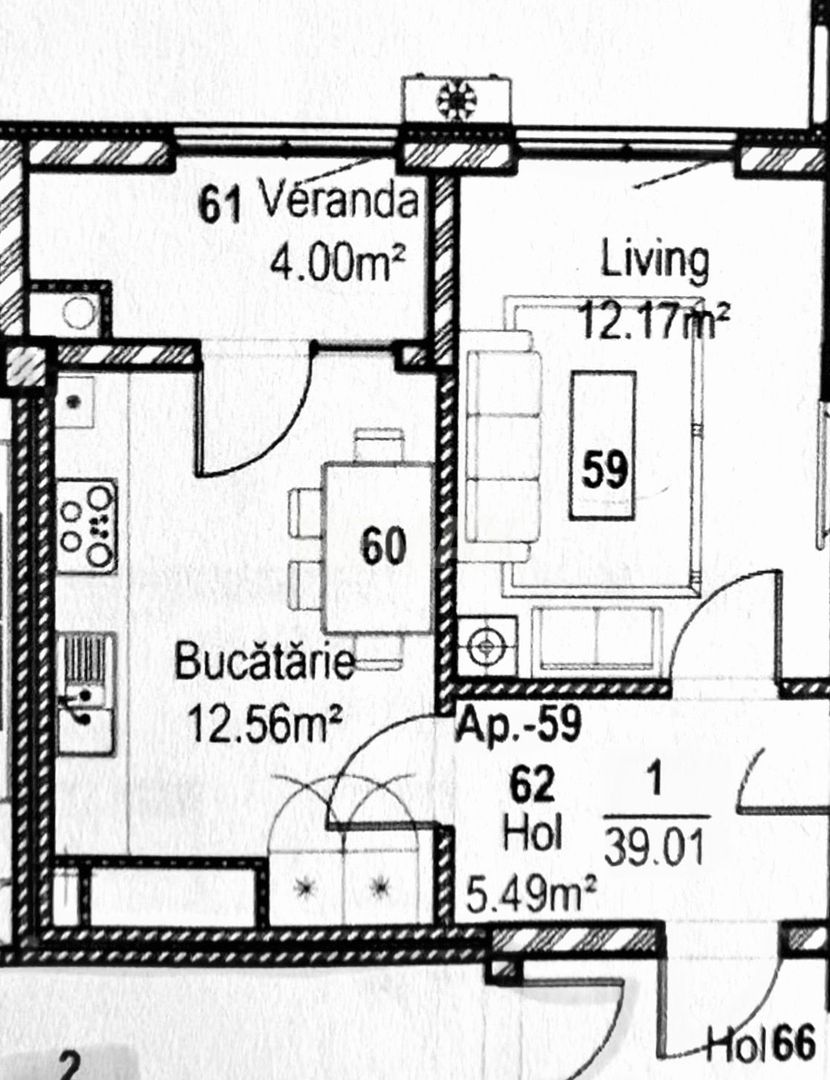 De vânzare apartament 1 cameră - Poză 17