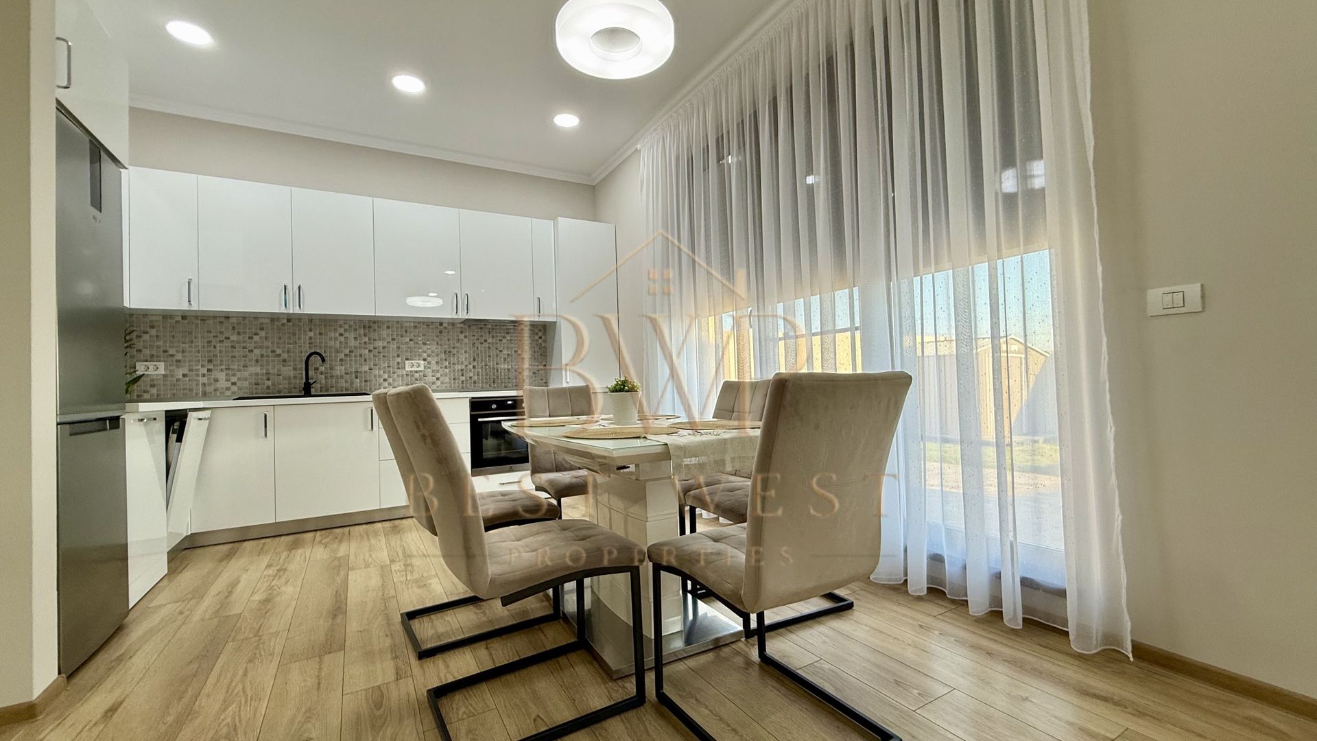 Duplex 4 camere complet mobilat și utilat Dumbravita - Poză 1