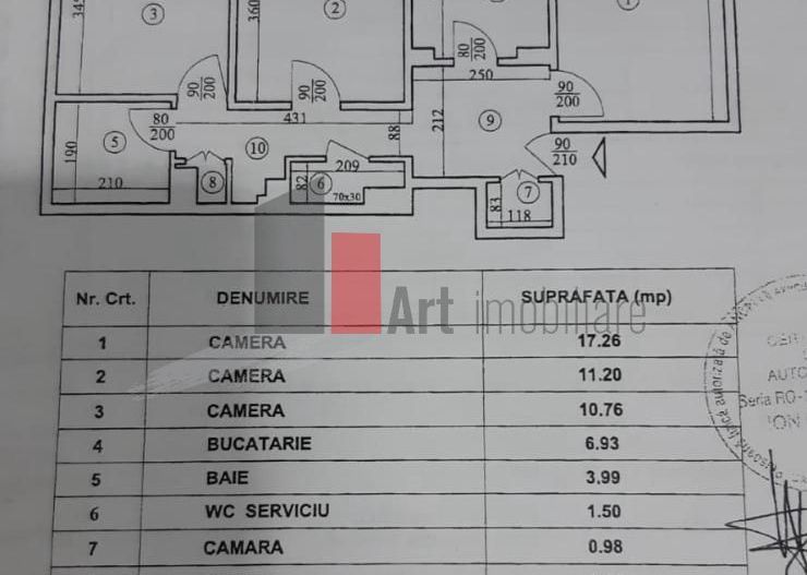 APARTAMENT 2 CAMERE  SEBASTIAN - Poză 10
