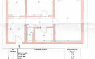 VANZARE APARTAMENT 2 CAMERE OZANA RENOVAT DECOMANDAT BLOC 1980 - Poză 9