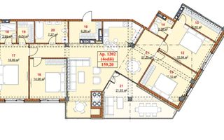 Vânzare, Penthouse, 4 camere, terasă, strada Grenoble, Botanica - Poză 3