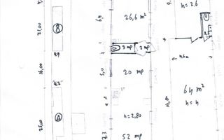 Inchiriere 2 cladiri comerciale, 943 mp teren - Schiță 9