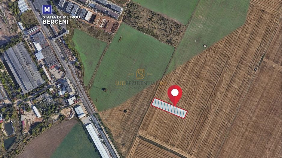 Lot de teren de vanzare, 2500 mp, metrou Berceni, Popesti-Leordeni - Poză 2