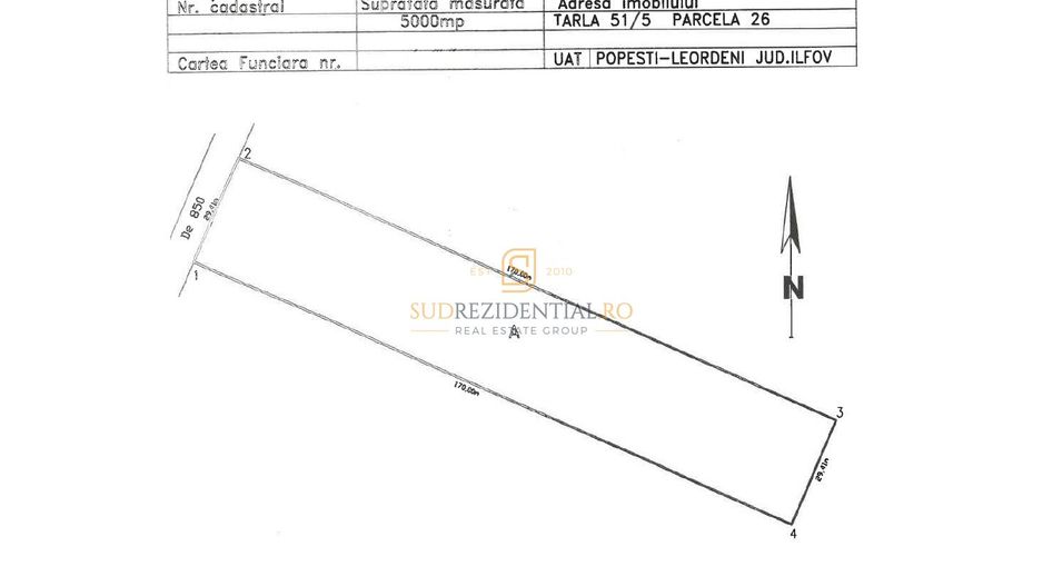 Teren 5000 mp, deschidere dubla - Popesti Leordeni, zona excelenta - Poză 5