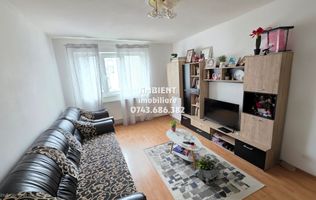 Apartament cu 3 camere, mobilat si utilat, etaj 3, VASLUI zona CENTRU;