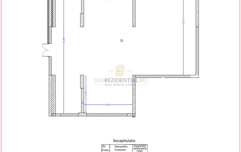 Spatiu comercial de inchiriat in Venus Arena Residence, Sector 4 - Schiță 9