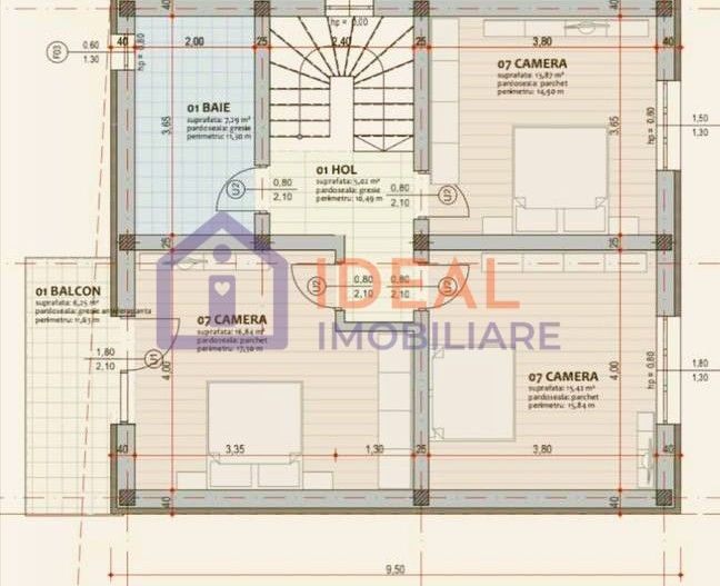 Casă Individuala cu 4 camere -400 mp curte– Cristian, Sibiu - Schiță 18