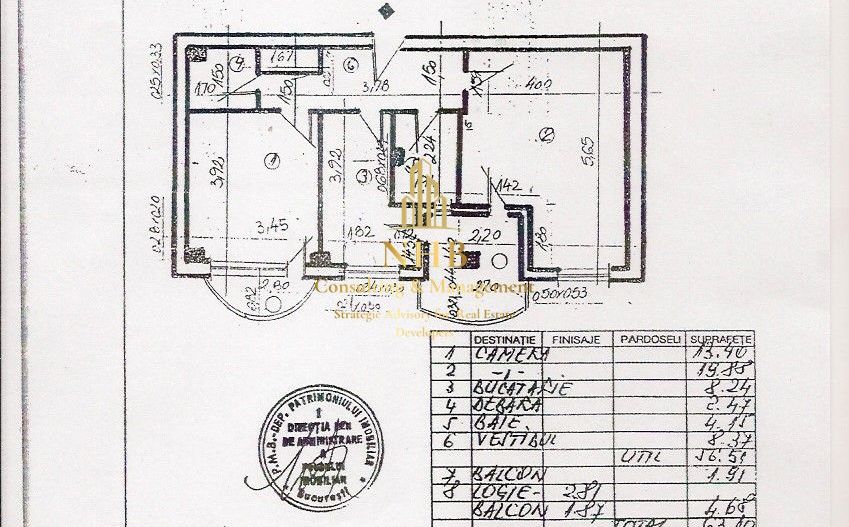 2 Camere + Boxa decomandat BARBU VACARESCU AN 1996 Centrala Proprie - Poză 17