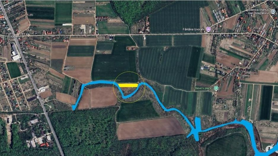 CIOLPANI, 6662 mp. teren cu deschidere la Lacul Snagov - Poză 2