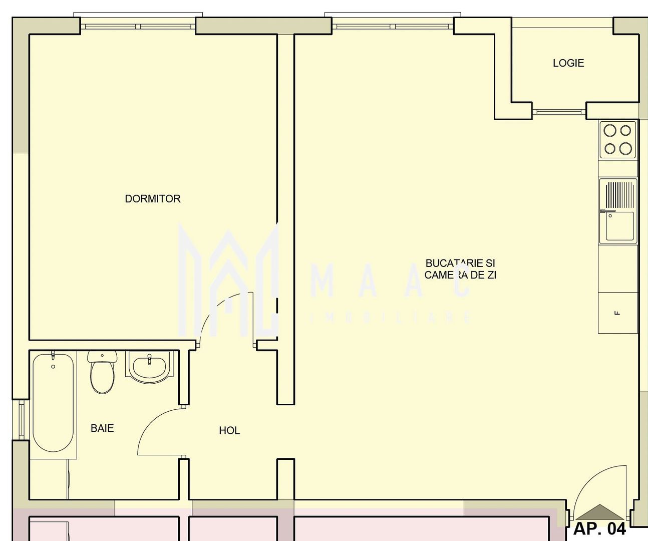 APARTAMENT 2 CAMERE | AVANS 21.000€ | COMISION 0% - Poză 1