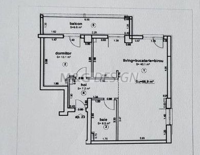 Apartament 3 camere zona Aradului bloc nou - Poză 1