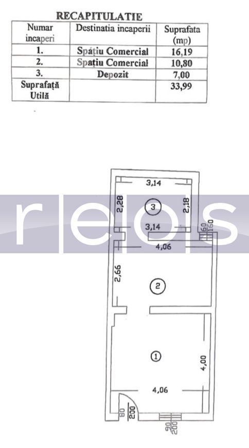 VANZARE 2 CAMERE | 35 MP | RENOVAT | ZONA ULTRACENTRALA – PIATA VICTORIEI - Schiță 8
