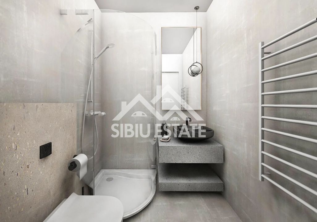 Apartament Penthouse 3 Camere, Finisat, Parcare Interioara,Comision 0 - Poză 7