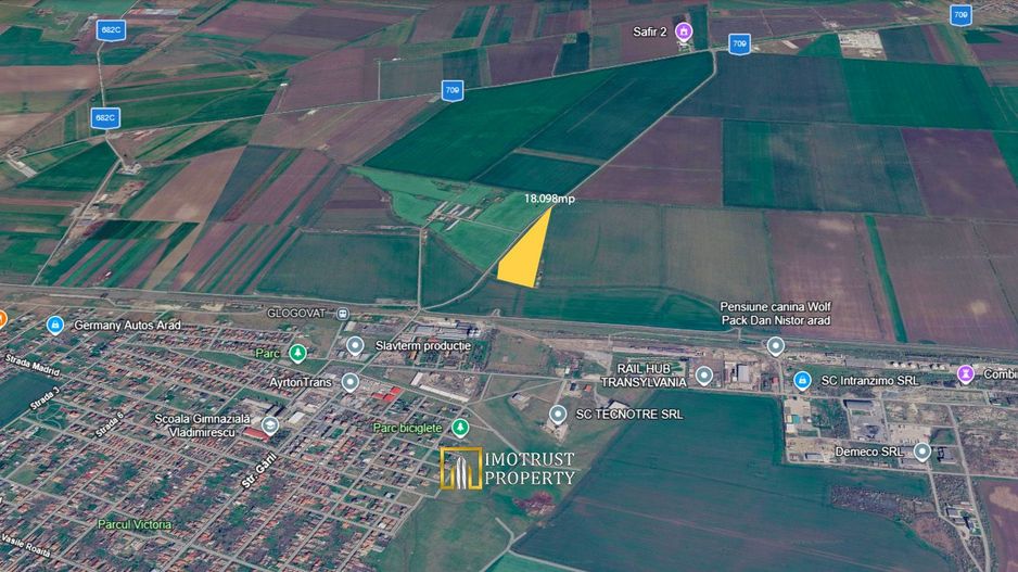 Teren agricol de vanzare Vladimirescu, Arad - Poză 1