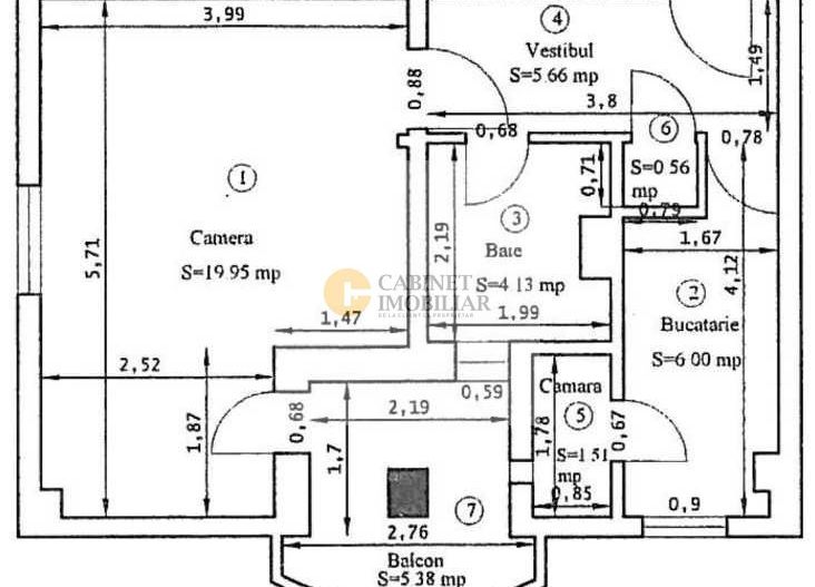 Apartament 1 camera I Matei Basarab I Etaj 1/4 I Decomandat - Poză 8