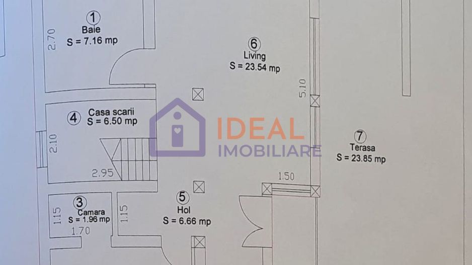 Casa Individuala Moderna cu 4 camere  si garaj, in Sura Mare - Schiță 16