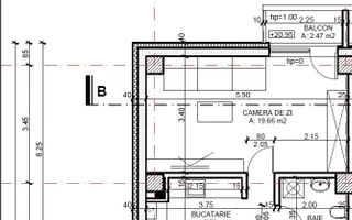 Apartament 1 cameră | 2 balcoane | Garaj | Sopor - Gheorgheni - Schiță 17