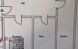 Apartament 1 camera  Bucovina etaj 2  cu centrala - Poză 6