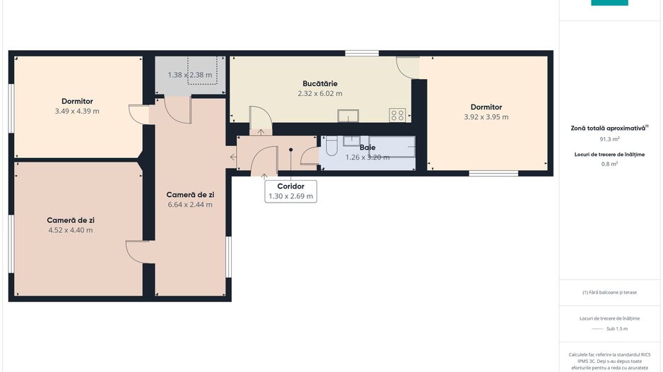 Casă 3 camere, 544 mp teren, Gai, curte + garaj - Poză 9