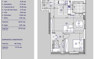 Apartament modern cu 2 camere | XCITY TOWER 4 - Poză 7