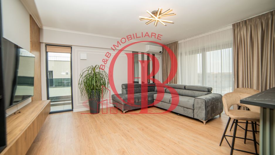Penthouse 2 camere  panouri solare pompa caldura mobilat-utilat - Poză 11