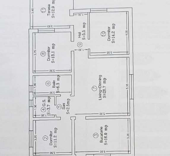 Casa Individuala Parter Sanmihaiu Roman,4 Camere,2 Bai,Proiect Modern - Poză 15