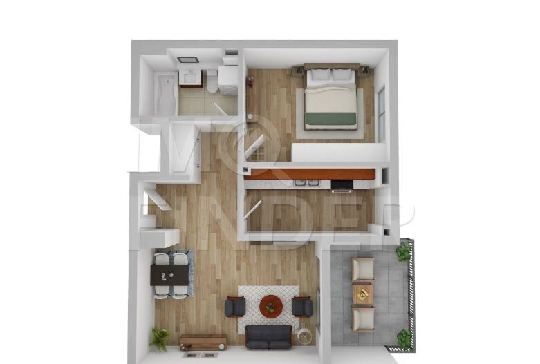 Apartamente Premium 2 camere, Andrei Muresanu- Ansamblu Exclusivist - Schiță 6