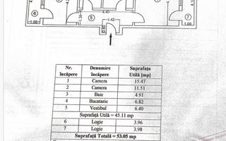 Apartament 2 camere decomandat,mobilat utilat | Metalurgiei comision 0 - Schiță 8