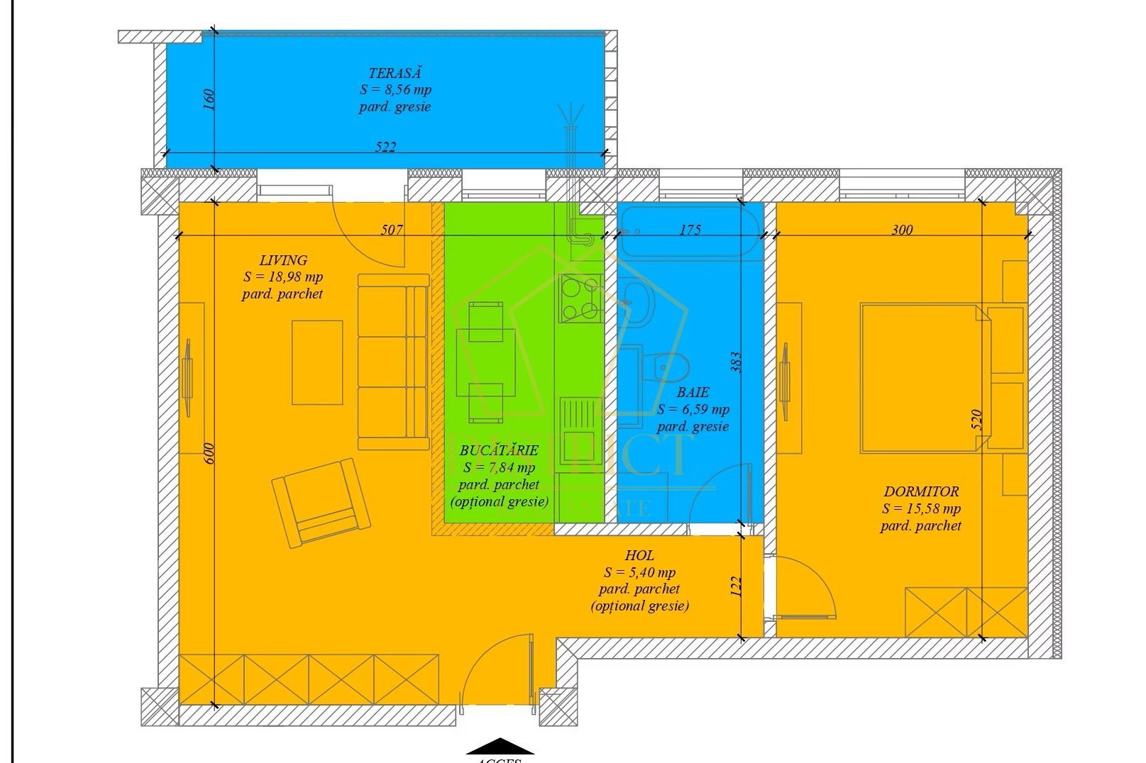 COM 0% Apartamente noi cu 2 camere | Mehala - Schiță 8