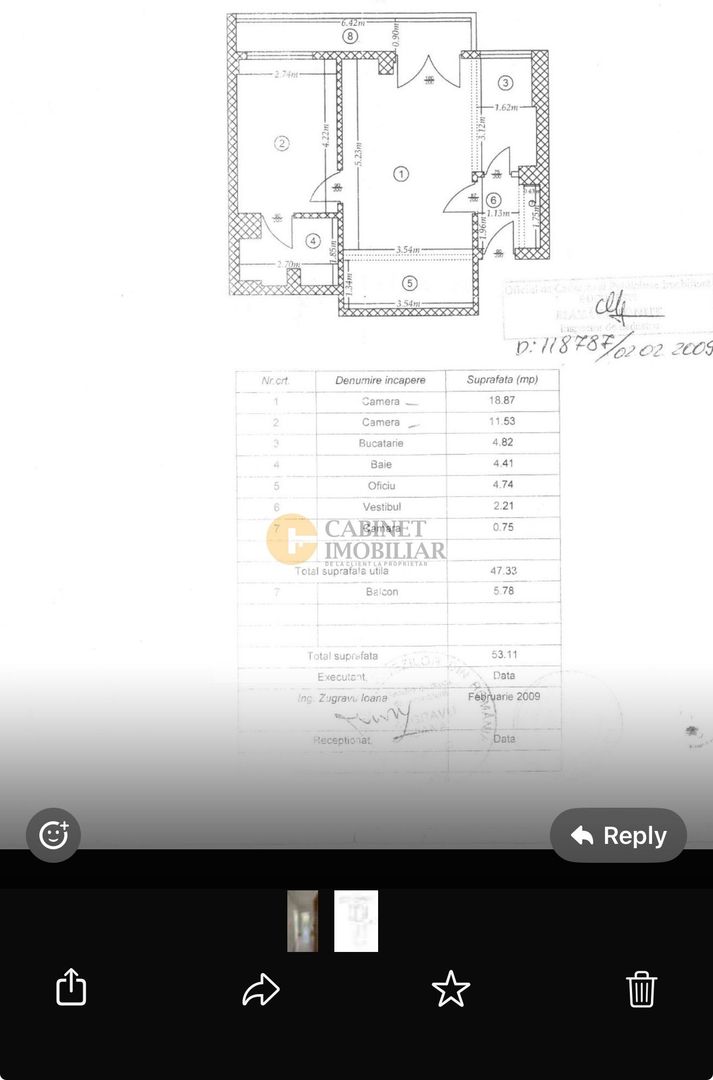 2 camere I Universitate I Etaj 1 I 53 mp - Poză 8