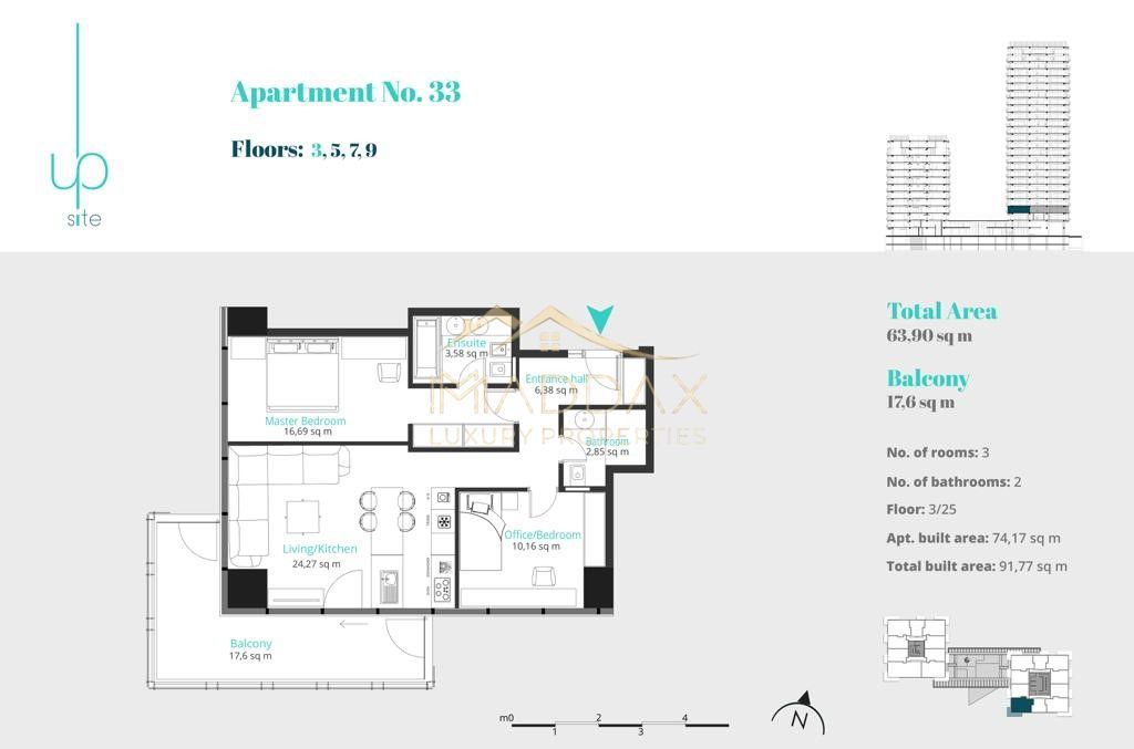 Apartament cu 2 camere *66mp utili* // Floreasca - Poză 15