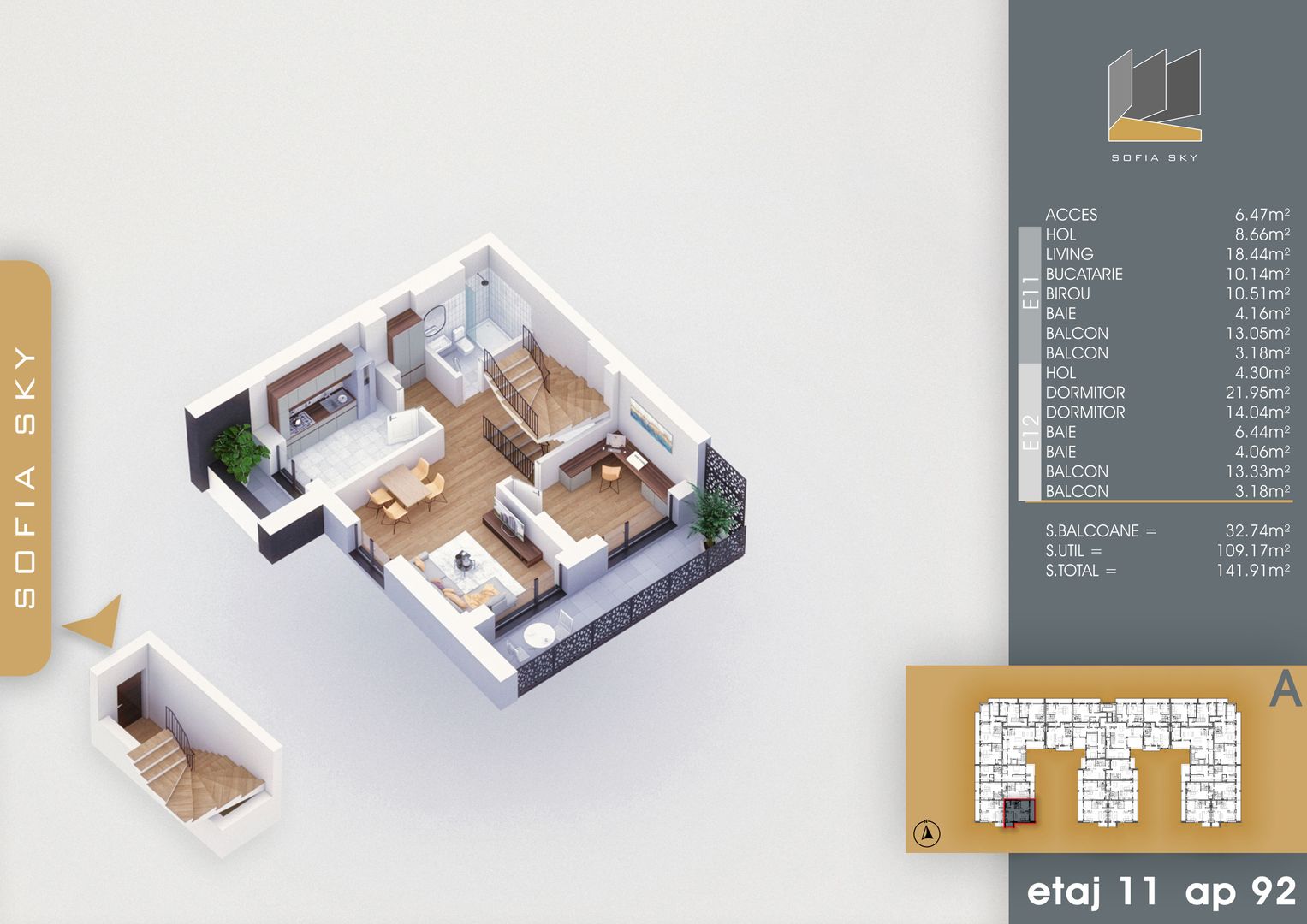 4 camere  duplex Finalizare Rapida -  Titan Pallady  7 min Metrou N Teclu - Schiță 8