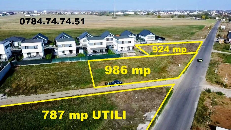 Teren ideal pentru spatiu comercial - comuna Berceni - Poză 1