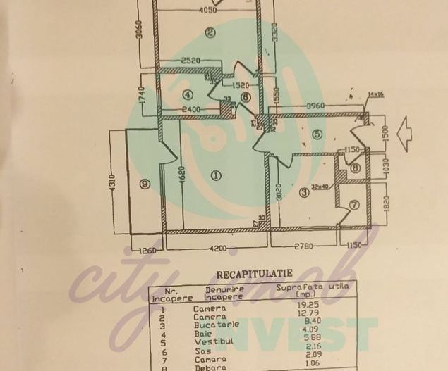 2 Camere-Decebal-Centrala Proprie - Poză 4