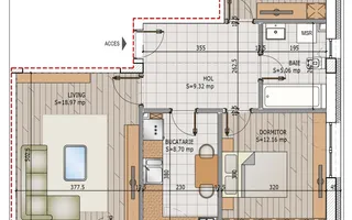 Apartament Pallady 3 camere Pret Credit Ipotecar avans 15% - Schiță 17