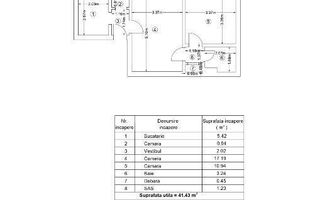 Apartament 2 camere nemobilat Victoriei-Piata Domenii T551 - Poză 11
