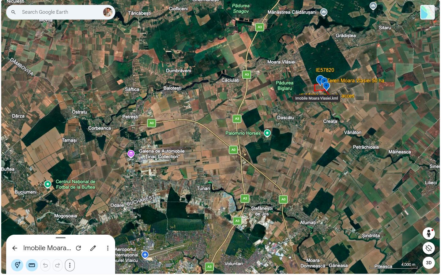 Teren intravilan 50,5 ha – Moara Vlăsiei - Poză 9