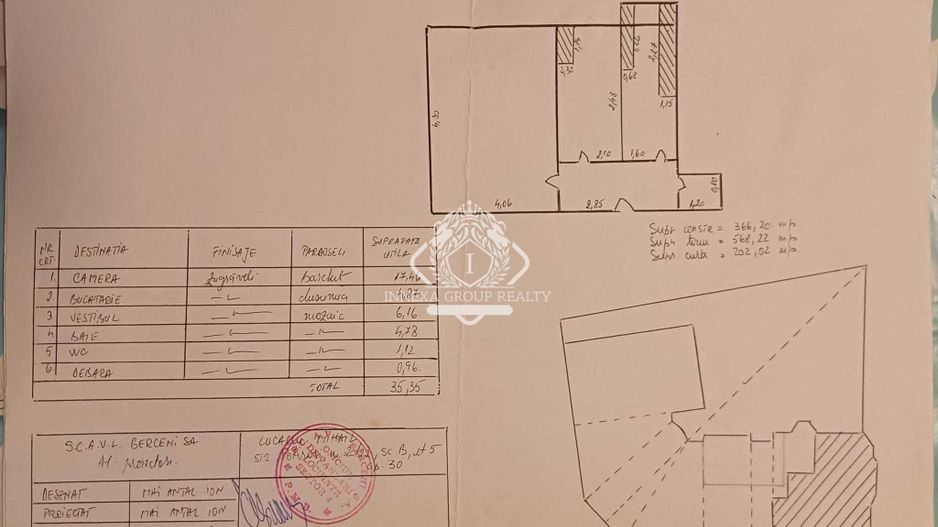 Mărășești | Garsoniera | 36mp | et 5 | centrala proprie | 55.000 euro - Poză 12