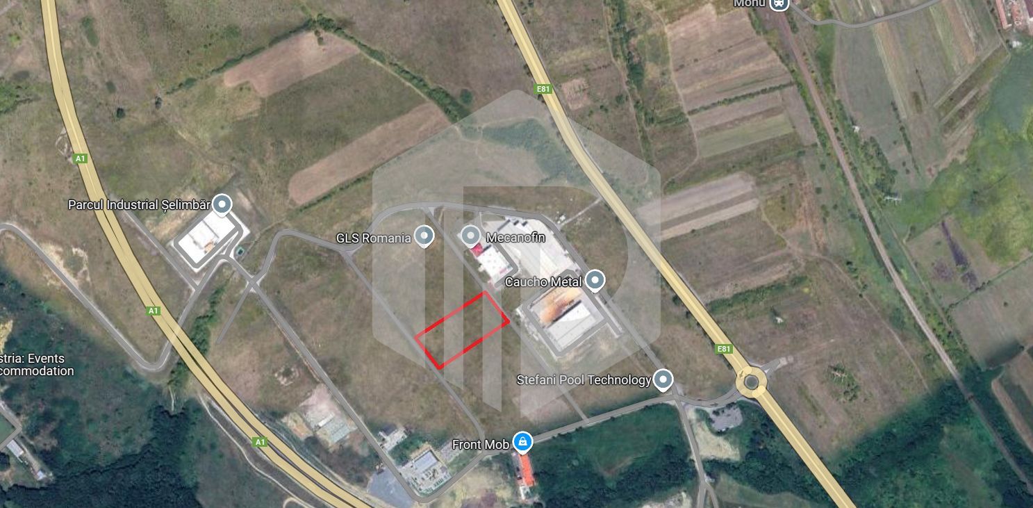 Teren industrial 2000 mp Parc Industrial Selimbar - Poză 1