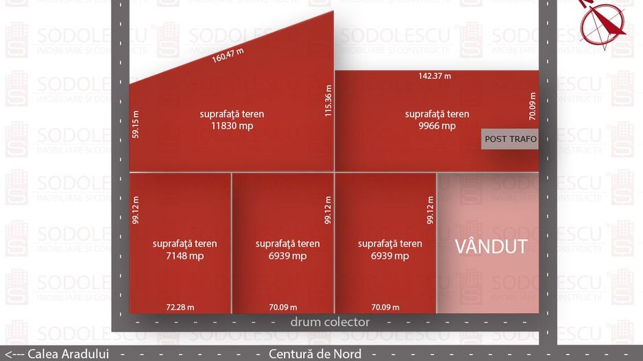 Teren comercial/industrial, Centura N Timisoara , inelul V. - Schiță 5
