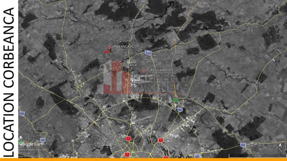 Teren intravilan rezidential in Corbeana, judetul Ilfov - Poză 2