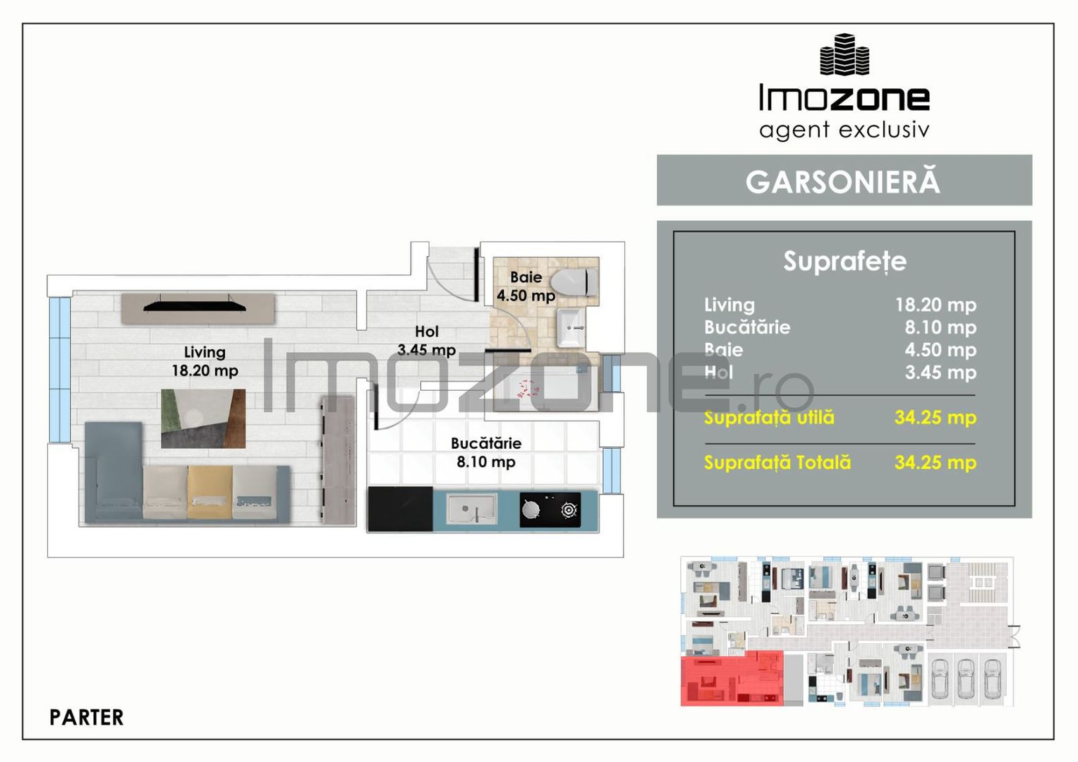 Garsoniera, Bloc Nou, pe Valea Cascadelor, langa Metrou, la 3 min de Autogara - Poză 1