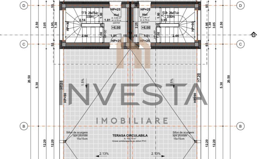 Duplex cu rooftop panoramic, garaj și curte proprie – cartier Voronet - Poză 19